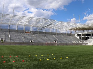 Štadión AS Trenčín v rekonštrukcii.