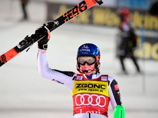 Petra Vlhová po 2. kole slalomu vo fínskom Levi 2020.