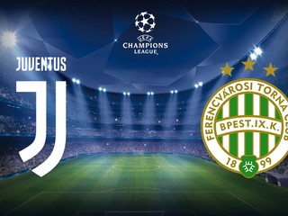 Futbal Juventus Turín - Ferencváros Budapešť, Liga majstrov dnes LIVE stream.