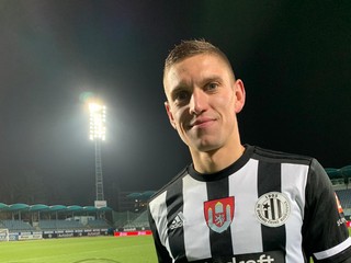 Karol Mészáros v drese Dynamo České Budějovice.