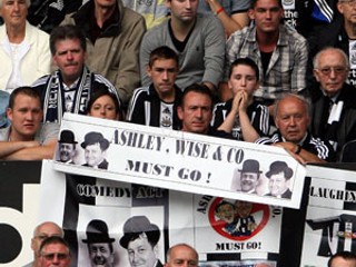 Fanúšikovia Newcastlu United.