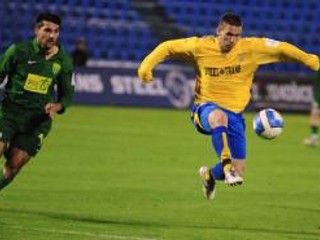 Najlepším kanonierom Corgoň ligy v sezóne 2007/2008 sa stal Ján Novák z MFK Košice (vpravo).