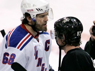 Jaromír Jágr v drese NY Rangers.