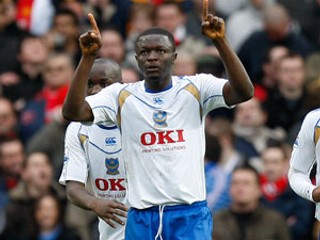 Ghanský stredopoliar Sulley Muntari.