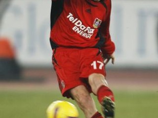 Vratislav Greško v drese Leverkusenu.