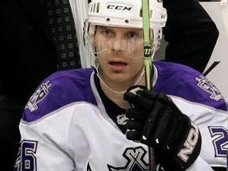 Michal Handzuš v drese Los Angeles Kings.