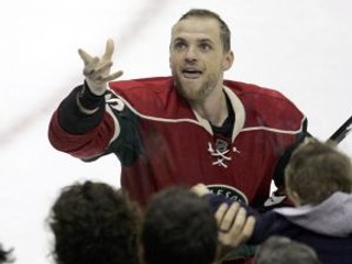 Marián Gáborík po fantastickom výkone v zápase s New York Rangers (20. 12. 2007).