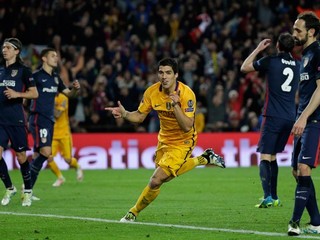 O víťazstve Barcelony nad Atléticom rozhodol Luis Suárez.