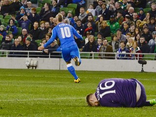 Stoch sa gólovo presadil aj v poslednom reprezentačnom dueli na pôde Írska.