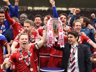 Futbalisti Middlesbrough sa tešia z postupu do Premier League.