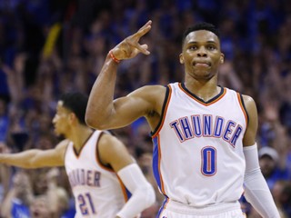Russell Westbrook opäť patril medzi dôležitých hráčov Oklahomy.