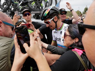 Aj v USA nemá Sagan núdzu o fanúšikov.