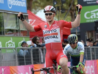Greipel práve vyhral 12. etapu na Giro D´Italia