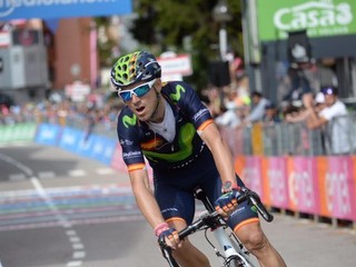 Šestnástu etapu Gira vyhral Valverde, Kruijswijk vedie už o tri minúty