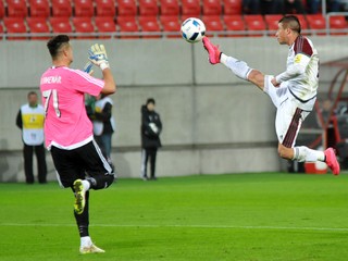 Ľuboš Kamenár (vľavo) sa naposledy v bráne Trnavy predstavil 12. marca.