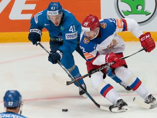 Roman Ľubimov (vpravo) reprezentoval Rusko aj na nedávnych majstrovstvách sveta.