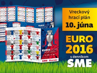 Vreckový hrací plán ME 2016 nájdete v denníku SME v piatok 10. júna.