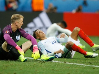 Futbalisti Anglicka na majstrovstvách Európy sklamali.