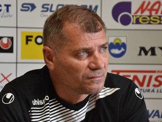 Tréner Myjavy Mikuláš Radványi.