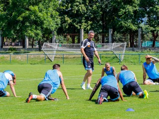 Ešte počas stredy sa futbalisti Slovana normálne pripravovali na odvetný zápas.