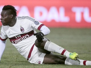 Mario Balotelli v drese AC Miláno.