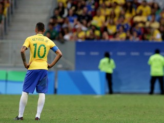Neymar mal patriť k hviezdam futbalového turnaja. Na olympiáde sa však strelecky ešte nepresadil.