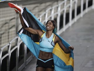 Nový olympijská šampiónka v behu na 400 m. Shanae Millerová