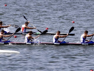 Slovenský štvorkajak získal striebro.