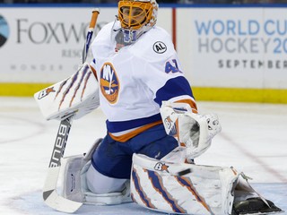 Jaroslav Halák zabojuje o post jednotky v NY Islanders.