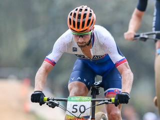 Peter Sagan počas olympijských pretekov v Riu.