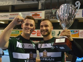 Marek Páleš (vľavo) ešte v prešovskom drese.