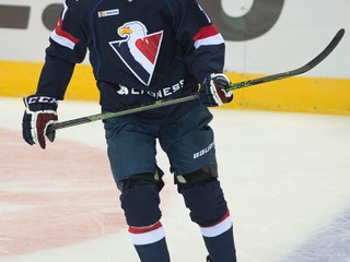 Marek Ďaloga hral KHL aj v drese Slovana Bratislava.