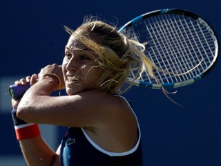 Dominika Cibulková ako jediná zachraňuje česť slovenského tenisu v druhom kole US Open.