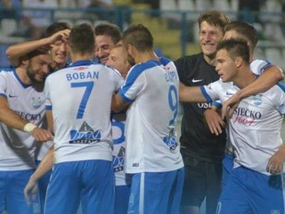 Futbalisti Dinama Záhreb.