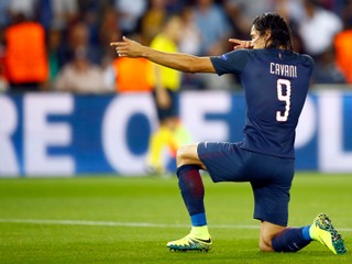 Cavani strelil už dvadsiaty gól, úradujúci majster zdolal Nantes