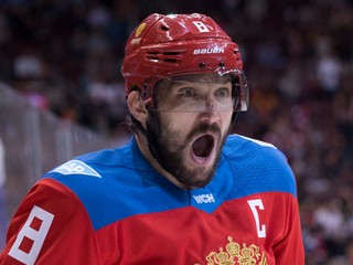 Alexander Ovečkin je kapitánom ruského výberu na Svetovom pohári.