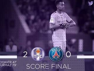 Toulouse pripravilo Parížu druhú prehru v sezóne.