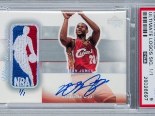 LeBronova karta ho dostala na tretie miesto.