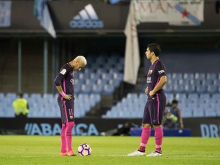 Sklamané hviezdy Barcelony po prehre s Celtou Vigo.