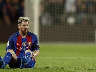 Lionel Messi sa zranil v zápase Ligy majstrov proti Atléticu Madrid.