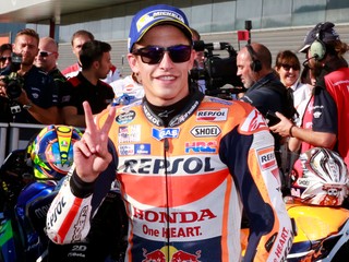 Marc Marquez má dôvod na radosť.