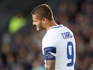 Mauro Icardi sa dostal do sporu s vlastnými fanúšikmi.