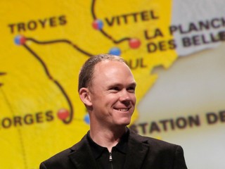Chris Froome na prezentácii Tour de France 2017.