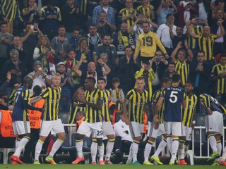 Futbalisti Fenerbahce Istanbul.