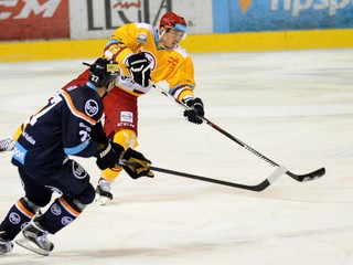 Súboj dvoch hokejových hviezd - Tomáš Kopecký a Ladislav Nagy.