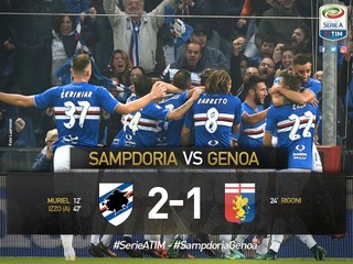 Janovské derby vyhrala Sampdoria, Škriniar odohral celý zápas