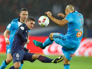 Zdá sa, že Marco Verratti (v strede) už v drese PSG dlho pôsobiť nebude.