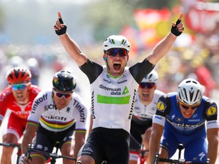 Mark Cavendish vyhral tento rok na Tour de France štyri etapy.