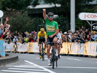 Sagan ukončil sezónu víťazstvom, vyhral exhibičné kritérium v Japonsku