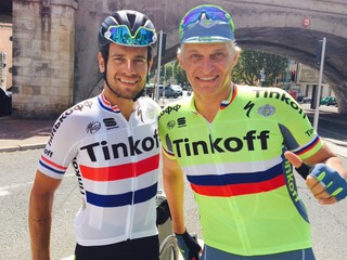 Adam Blythe s Olegom Tiňkovom.